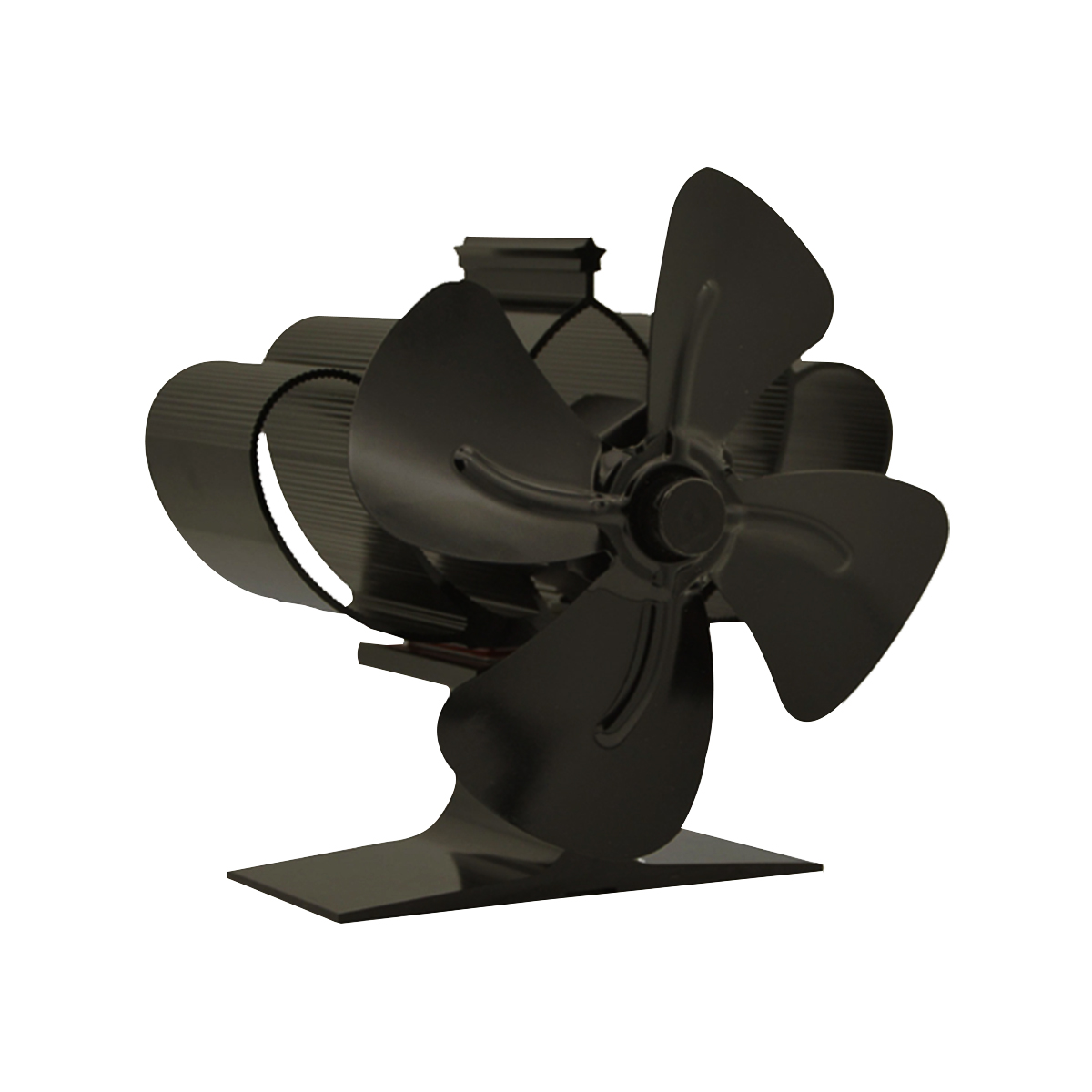 

Fireplace Fan 4-Blade Heat Powered Stove Fan for Wood Log Burner Ultra Quiet Warm Air Eco-Friendly Fan