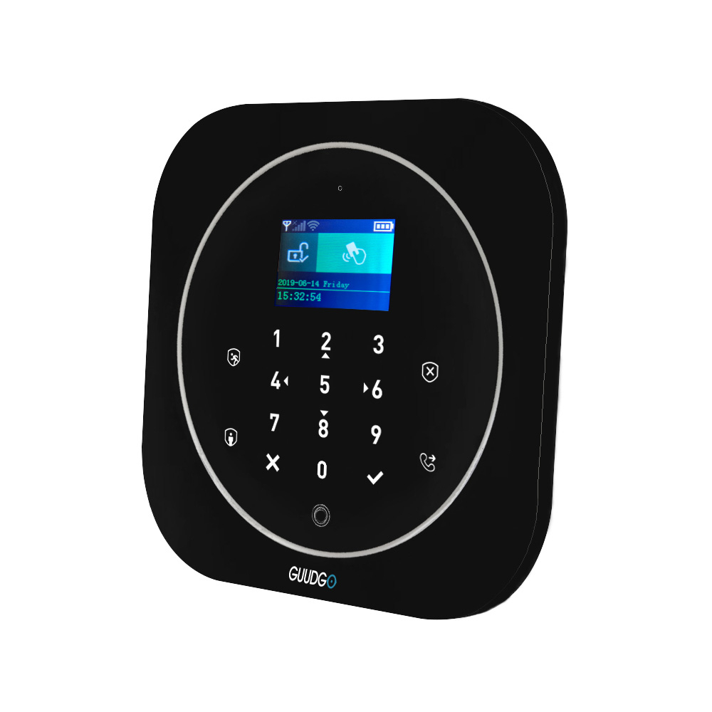 GUUDGO Tuya APP Smart WiFi GSM Home Security Alarm System Detector Alarm 433MHz Compatible With Alexa Google Home IFTTT—6