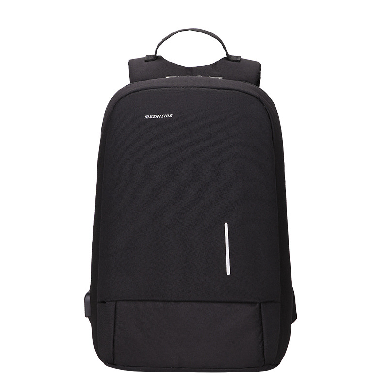 

15.6 inch Laptop Bag Multifunction Backpack with USB Charging Reflective Strip 180° Full Open Nylon Cloth Polyester Inner