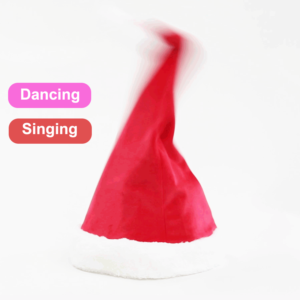 

Creative Soft Electric Musical Christmas Hat Size Adjustable Santa Claus Hat from Xiaomi Youpin