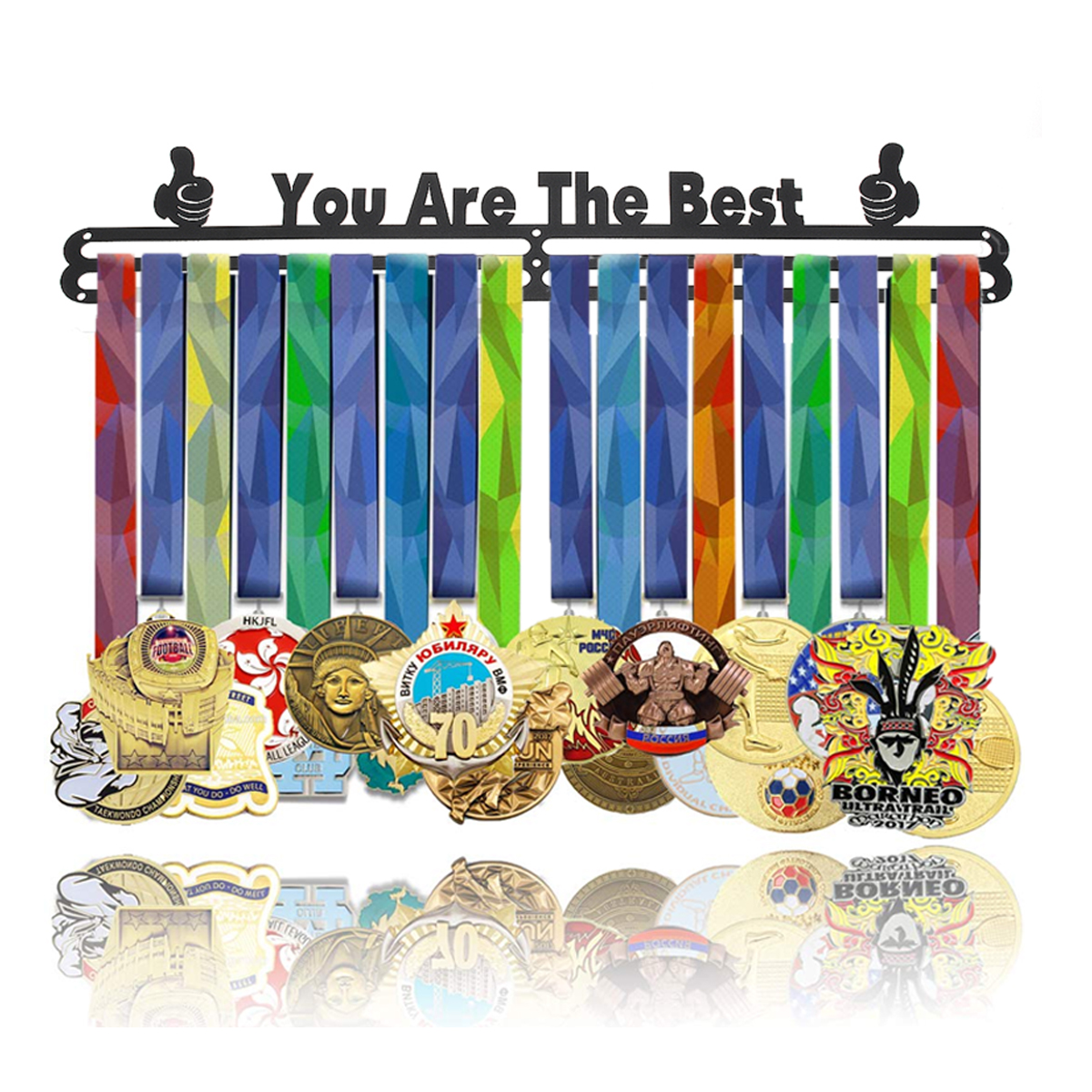 

You Are The Best Medal Hanger Running Sport Metal Display Rack Iron Holder Home Decorations