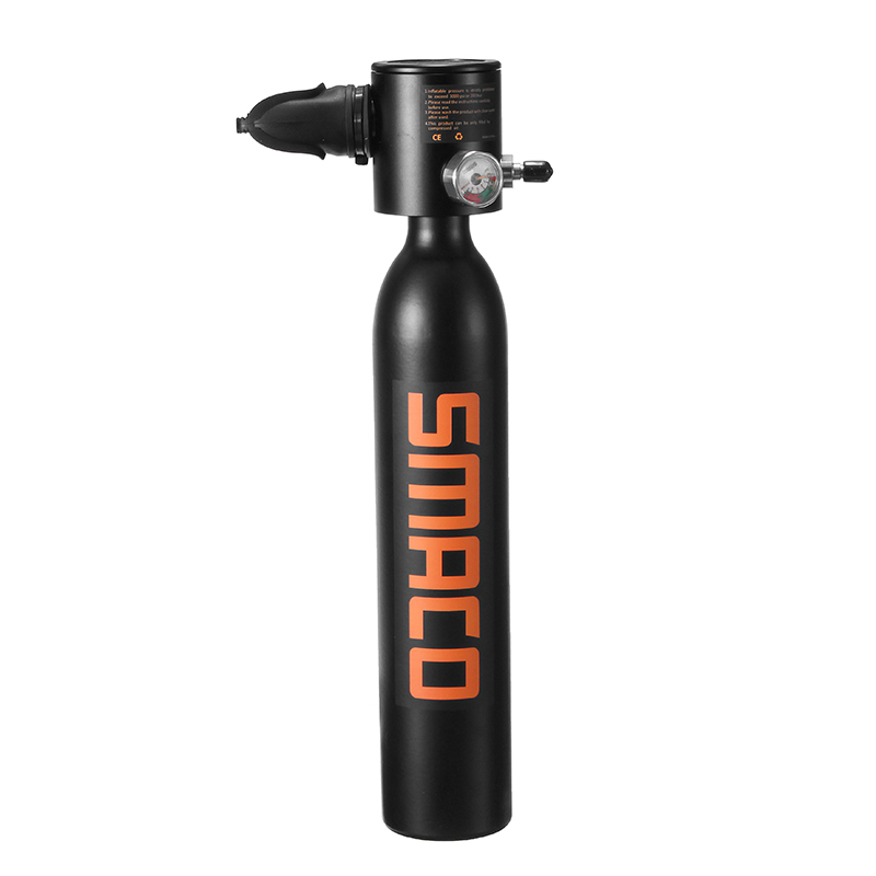 

SMACO Diving Mini Scuba Cylinder Oxygen Tank Hand Pump