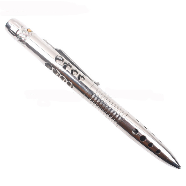 

Laix T01 Самозащитная тактическая шариковая ручка Ручка EDC Нержавеющая сталь На открытом воздухе Выживание Набор LED Ре