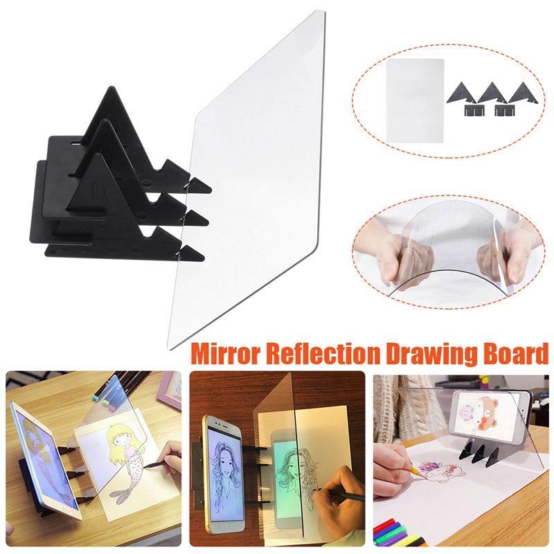 Sketch Pad Tracing Drawing Board Optical Projector Painting Art Reflection S3M0 
