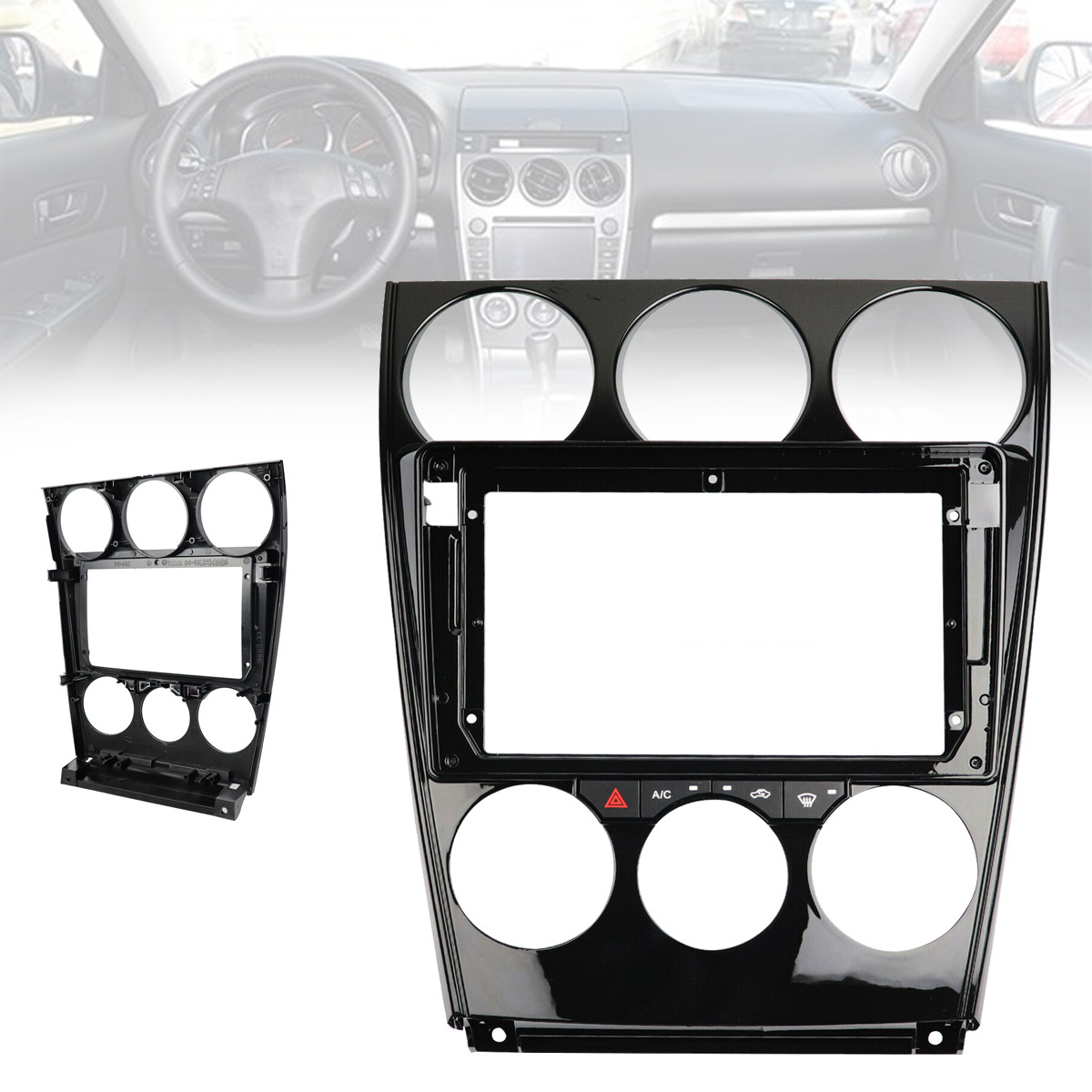 Car Radio Fascia For Mazda 6 2004-2016 9 inch Dashboard Panel DVD Frame Bezel Dash Kit