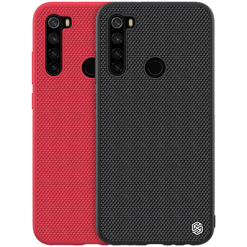 

For Xiaomi Redmi Note 8 NILLKIN Anti-fingerprint Anti-slip Nylon Synthetic Fiber Textured Protective Case Non-original