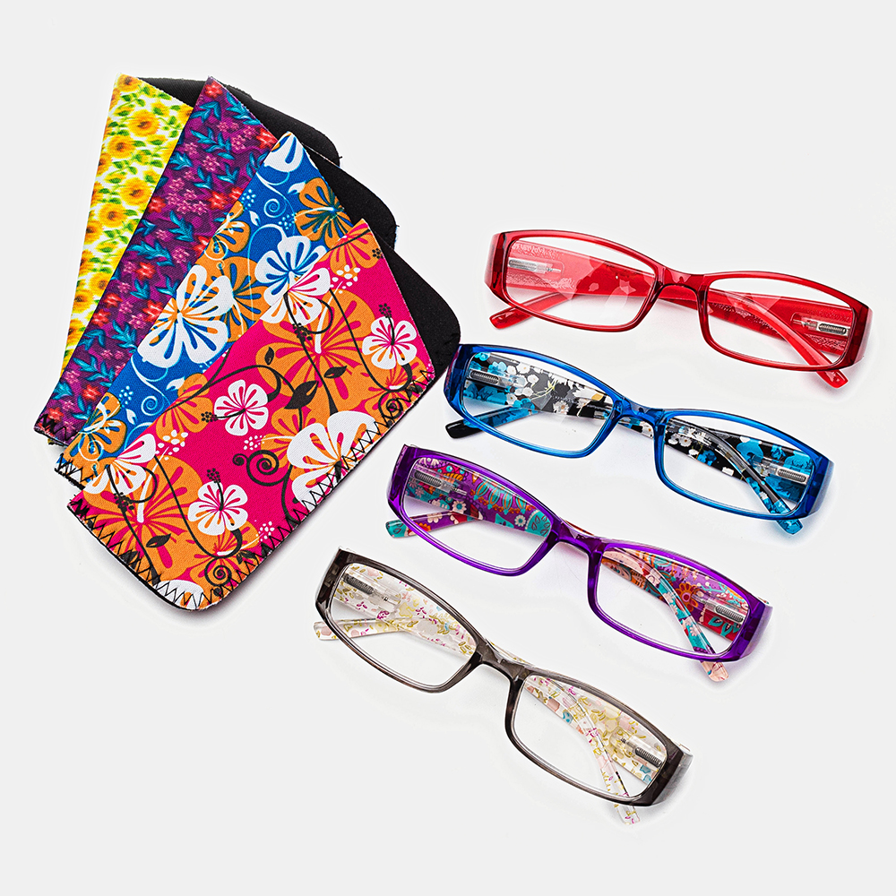 

Women Men Unisex Multi-colored Square Frame Reading Glasses
