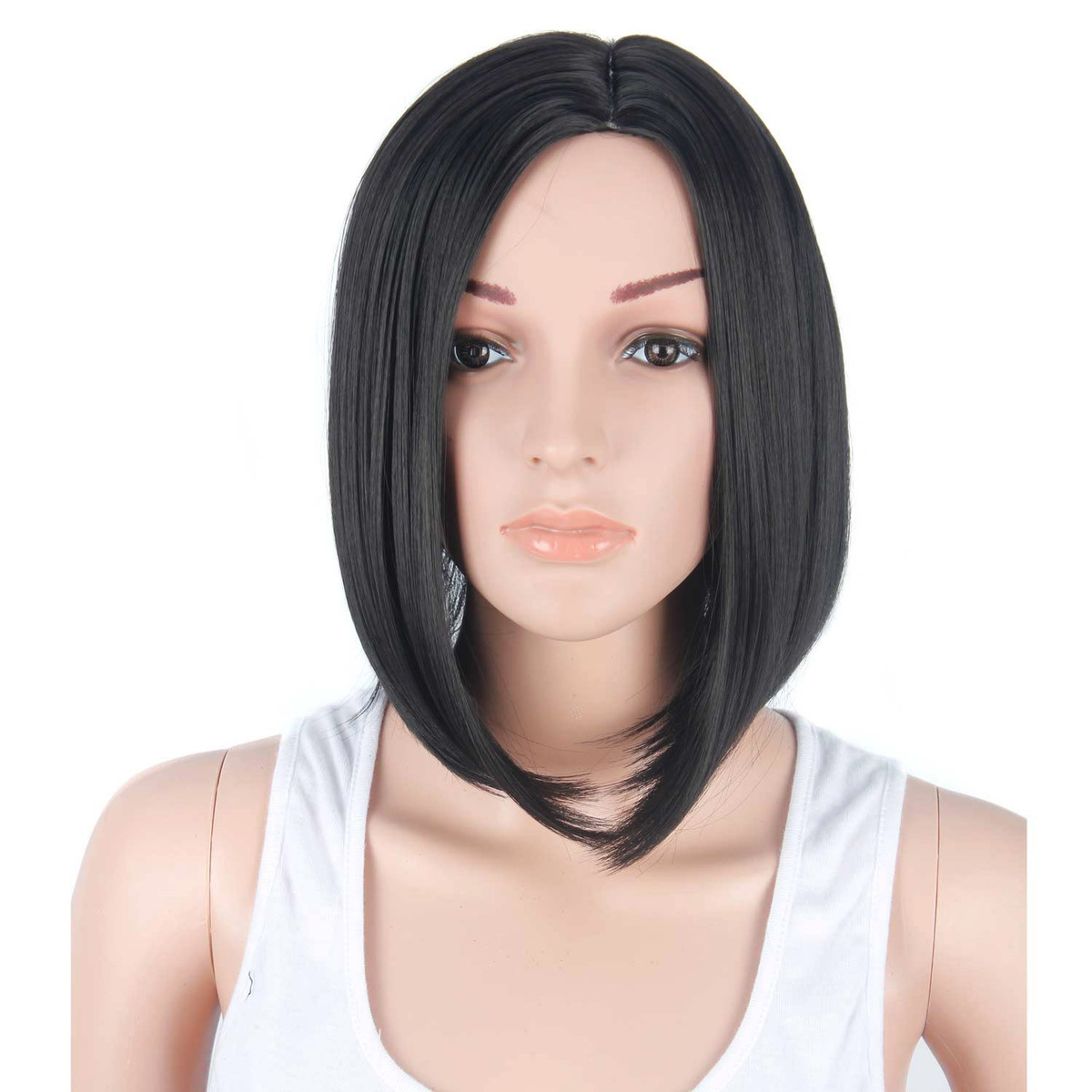 

14" Heat Resistant Synthetic Gradient Color Cheap Hair Wig O