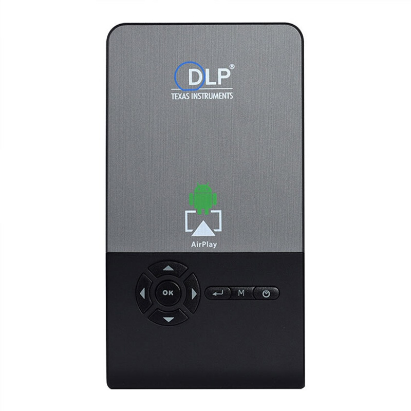 

CSQ C2 Mini Smart DLP Проектор 100 AISN Lumens 3D HD Аккумуляторная беспроводная сеть WiFi с одинаковым экраном для дома
