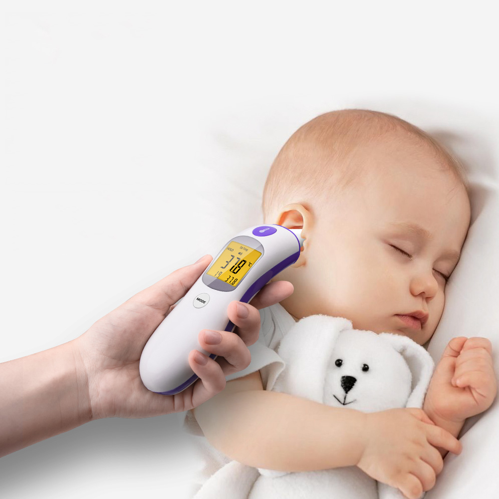 

ANENG AN202 Digital Thermometer For Baby Adult Non-Contact Infrared Baby Forehead Ear LCD Electric Thermometer for Body
