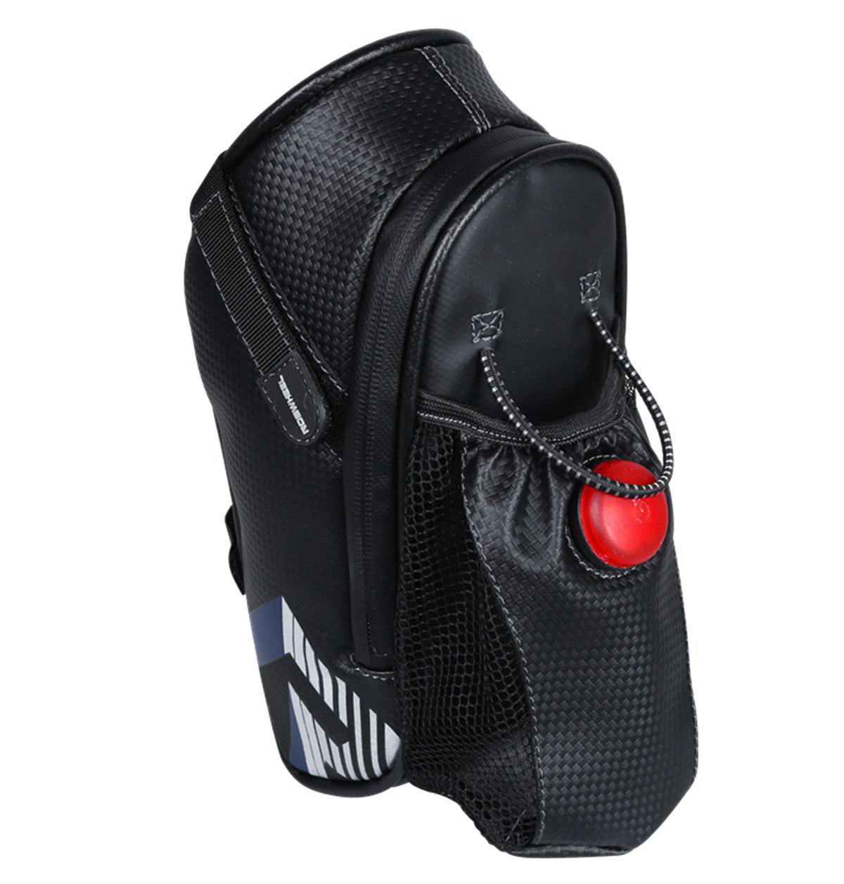 

Waterproof 1.8L Capacity Cycling Saddle Bag Mountain Bike Taillight Bottle Cage Back Seat Cushion Saddlebags