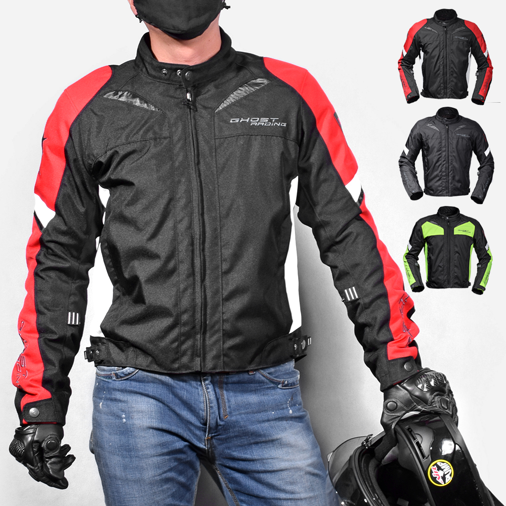 

GHOST RACING Motorcycle Jacket Removable Inner Motocross With Protective Gear Armor Men Waterproof Windproof
