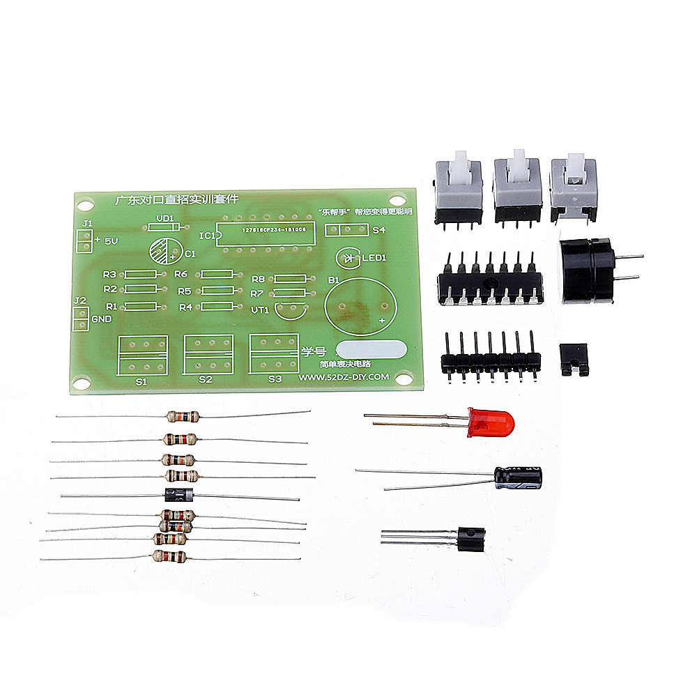 

Electronic Production DIY Simple Voting Circuit Soldering Practice Board