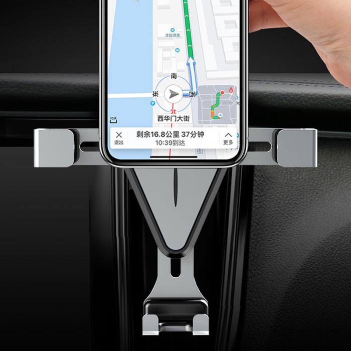 

Bakeey Gravity Linkage Automatic Lock Air Vent Car Phone Holder 360 Degree Rotation For 5.5-7.2 Inch Smart Phone