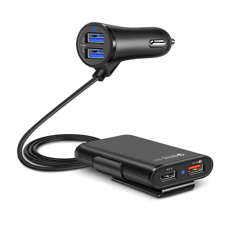 

Универсальный 4-портовый USB Авто USB-адаптер быстрой зарядки QC3.0 для быстрой зарядки