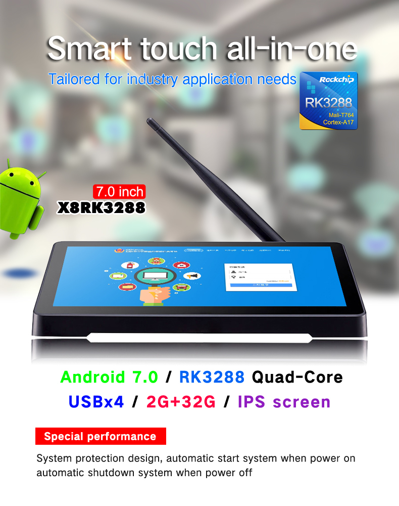 Original Box PIPO X8RK 32GB Rockchip 3288 Quad Core 7 Inch Android 7.1 TV BOX Tablet 23
