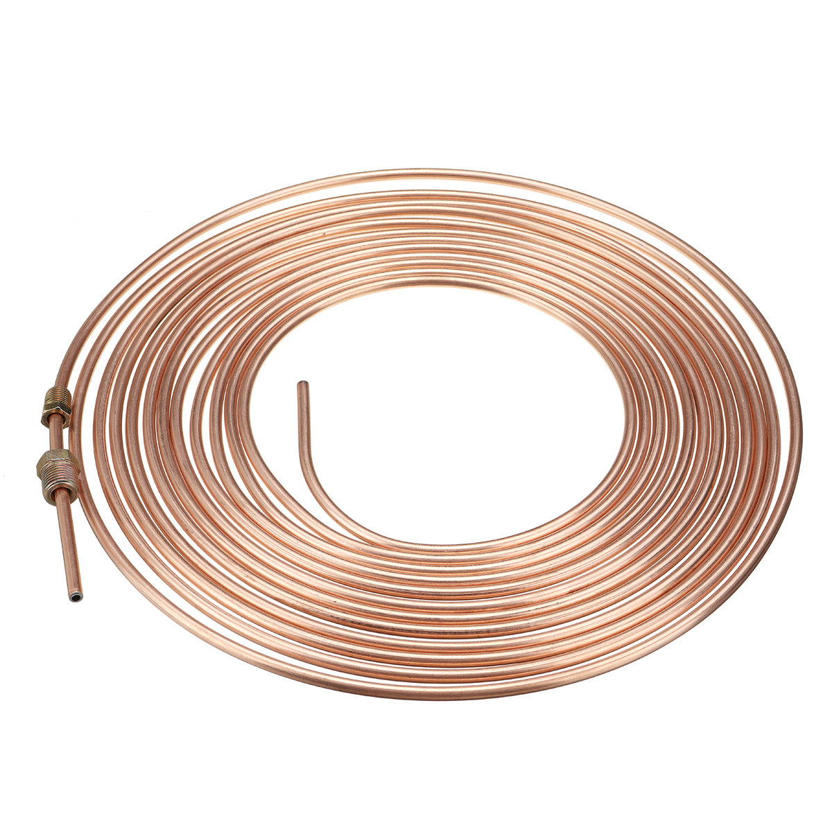 Universal 25ft copper nickel brake line tubing kit 3/16" od with 15pcs 3 16 Copper Nickel Brake Line Tubing