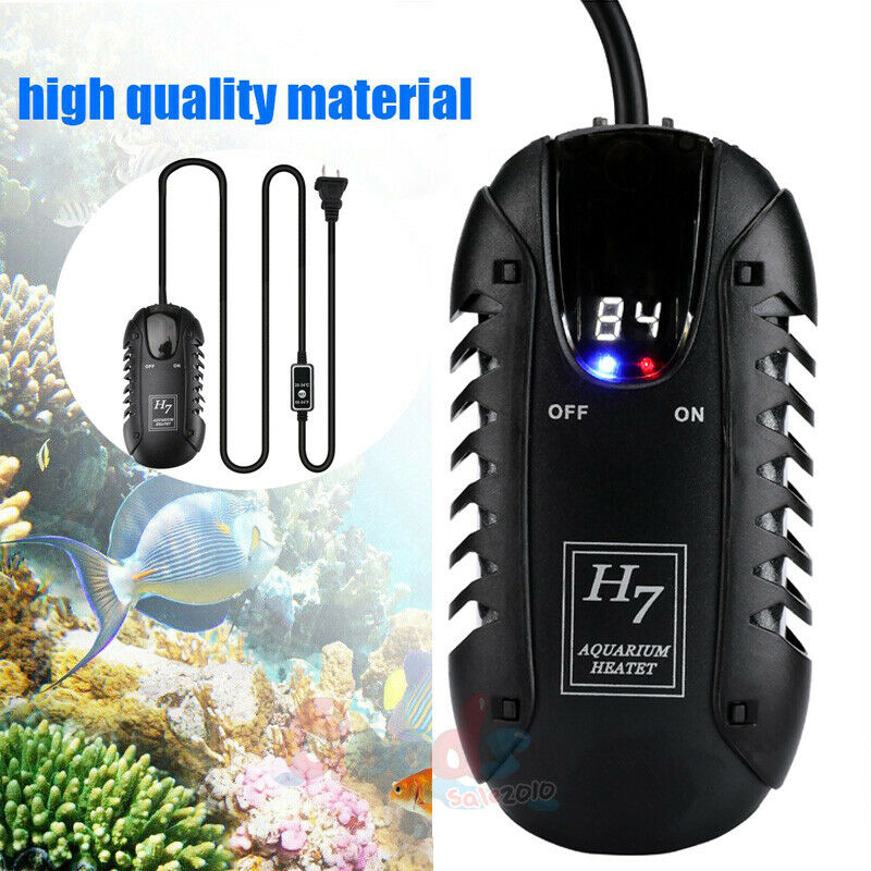 

25W 50W 100W 200W Aquarium Fish Tank US Plug LED Digital Heater Submersible Thermostat
