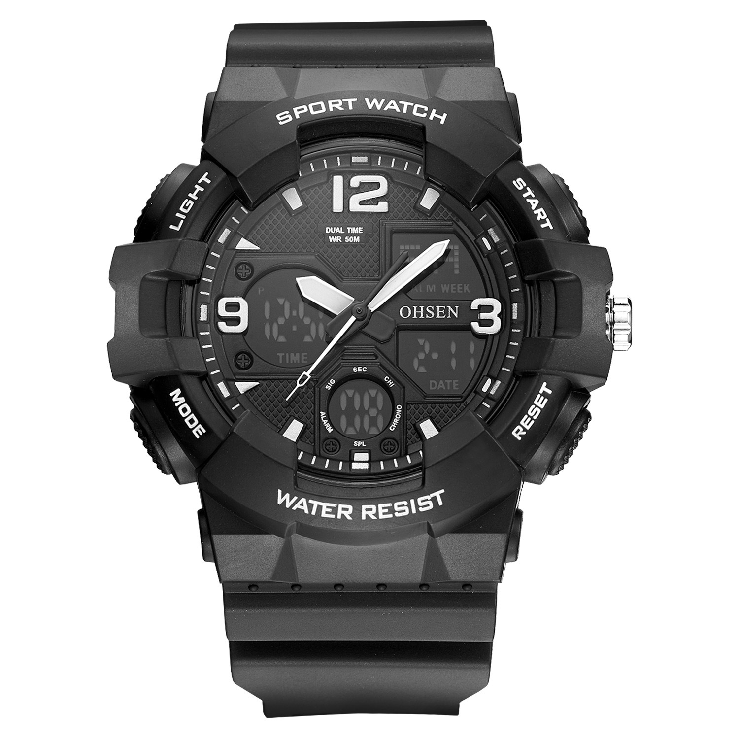 

OHSEN AD1711 Fashionable LED Display Men Wrist Watch