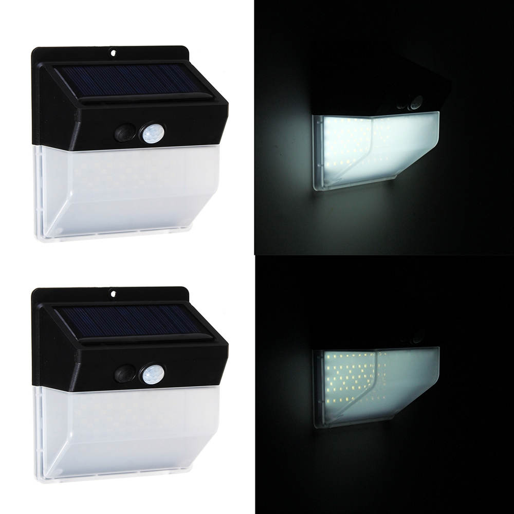 

100 LED Солнечная PIR Движение Датчик Свет На открытом воздухе Сад Стена безопасности Лампа 3 режима