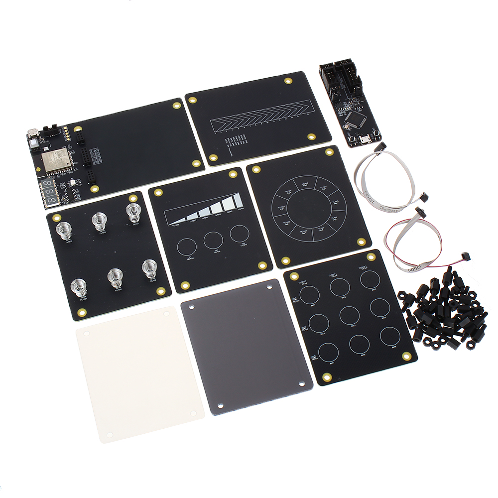 

ESP32-Sense Kit with Motherboard + Display Board + Main Control Board + Debug Board +ESP-Prog Development Board Geekcreit for Arduino - products that work with official Arduino boards