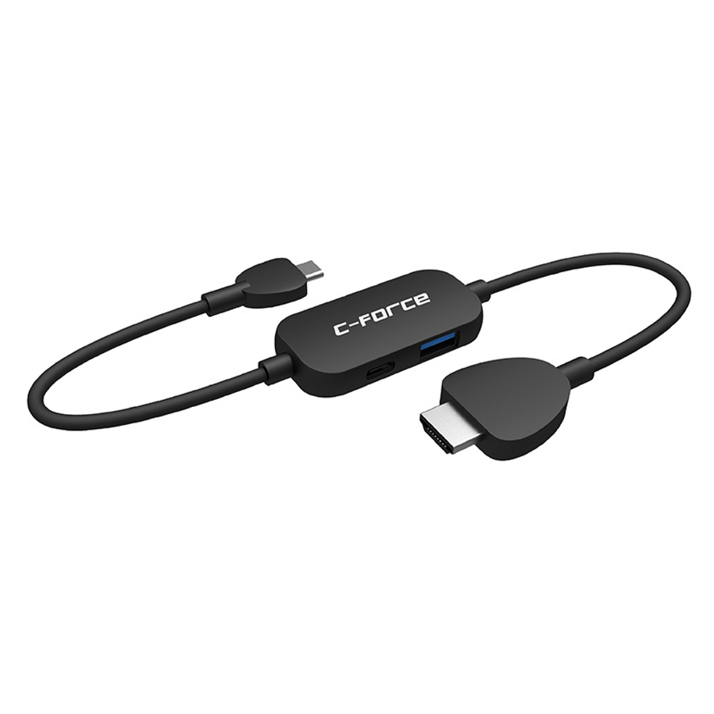 

C-FORCE CF010 Type C to HD USB-A 3.0 USB-C PD Charging HUB Adapter Cable for Tablet Laptop Game Consolens