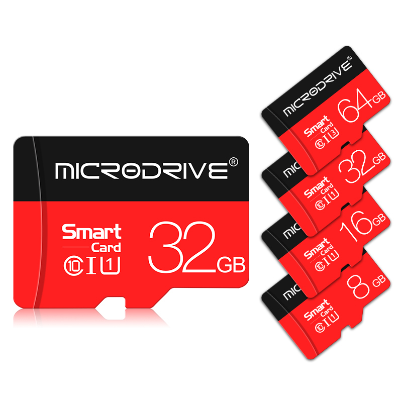 

MicroDrive 8GB 16GB 32GB 64GB 128GB U3 Class 10 High Speed TF Memory Card With Card Adapter For Smart Phone Tablet PC GP