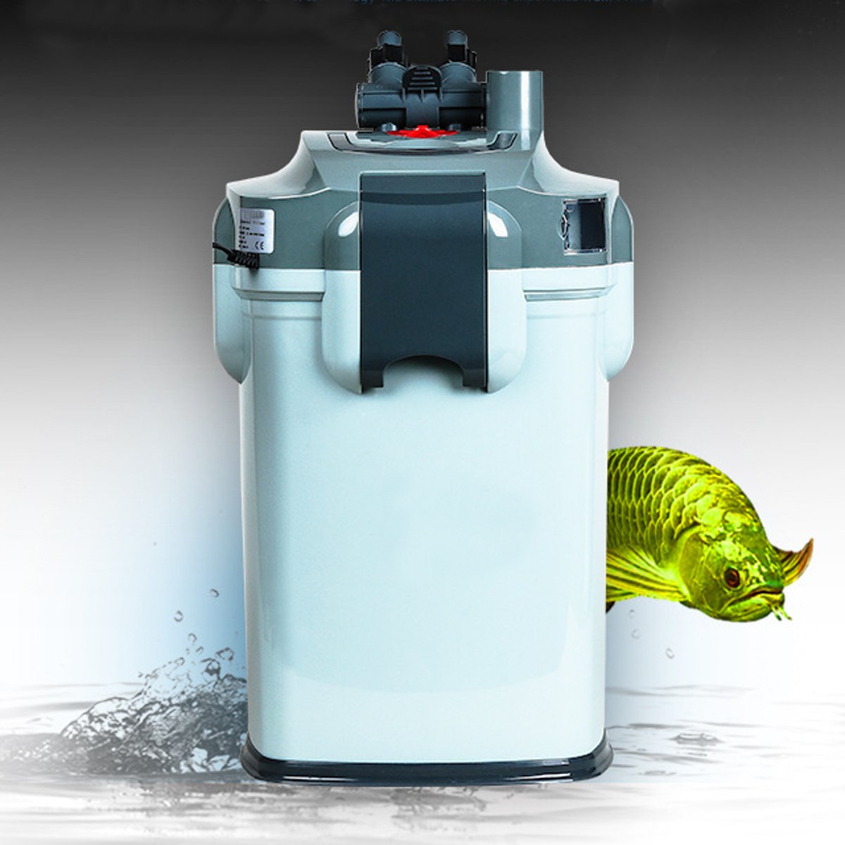 

Biopro Aquarium External Canister Fish Tank Water Filter 1800 LPH + Aqua Sponge