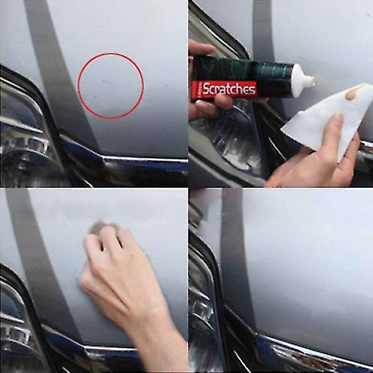 Как заполировать царапину на машине