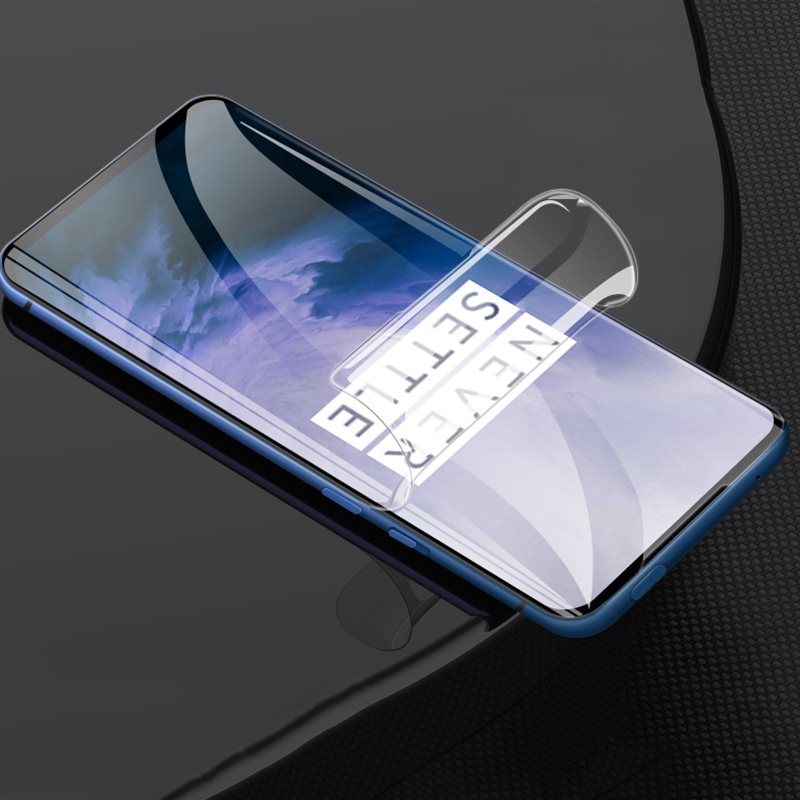 

Bakeey 3D Full Cover Curved Edge Anti-Explosion Anti-Scratch High Definition Soft PET Screen Protector for OnePlus 7T Pr
