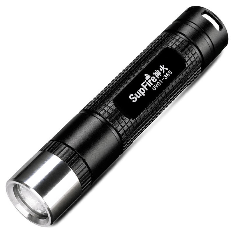 

SupFire UV01 365NM Zoomable Waterproof Purple Light Flashlight Outdoor Portable Fluorescent Detection Light