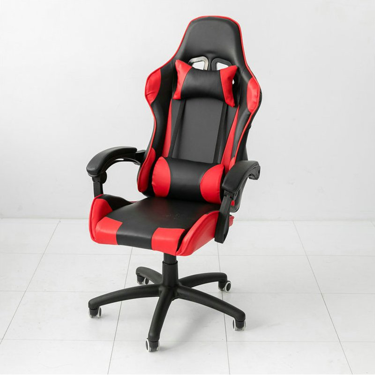 

Ergonomic High Back Racing Style Reclining Office Chair Adjustable Rotating Lift Chair PU Leather Gaming Chair Laptop Desk Chair