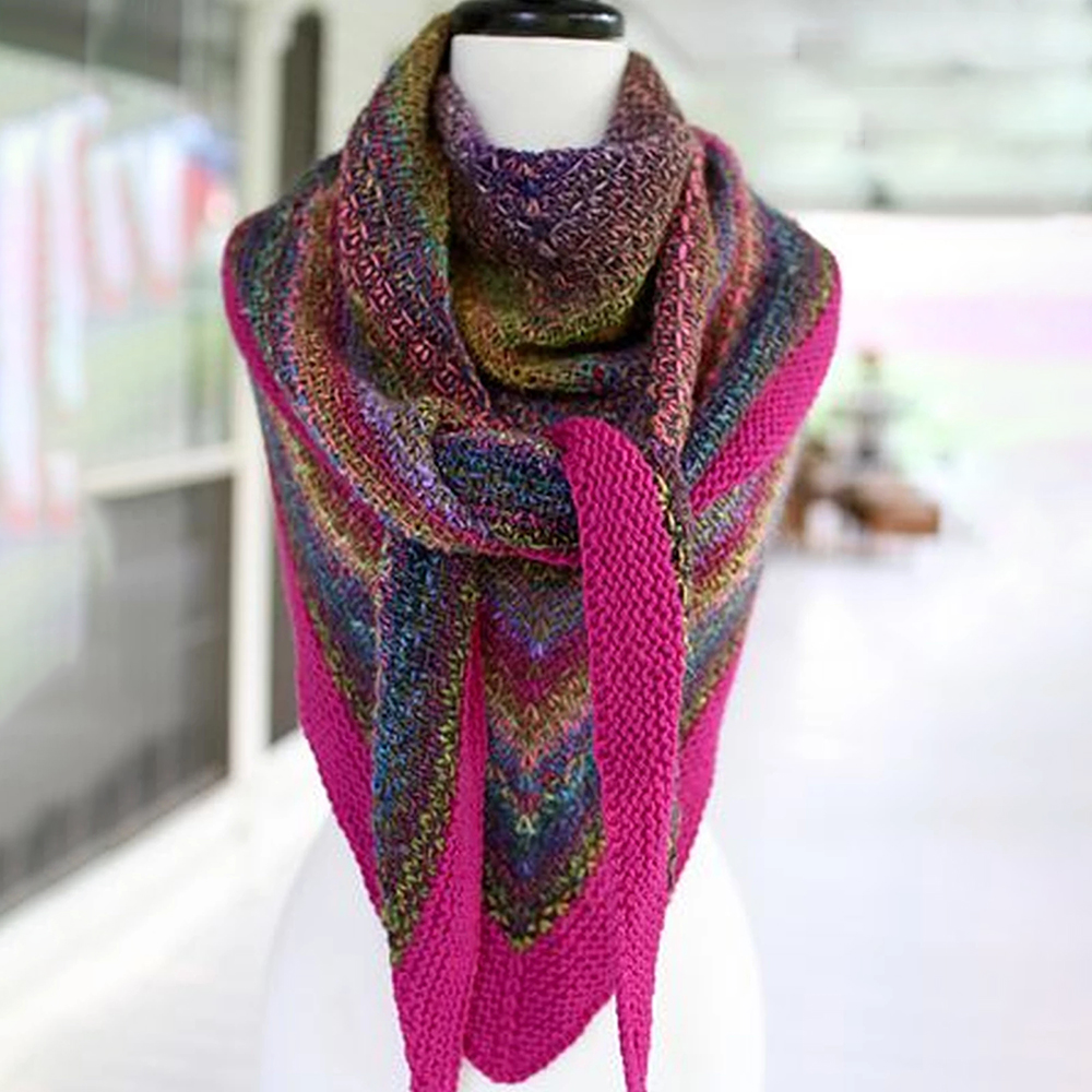 

Women's Casual Color Block Knitted Scarves & Shawls