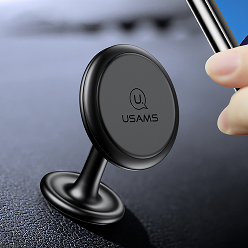 

USAMS Strong Magnetic Dashboard Car Phone Holder 360º Rotation For 3.5-7.0 Inch Smart Phone Samsung Galaxy S10+ iPhone XS Max