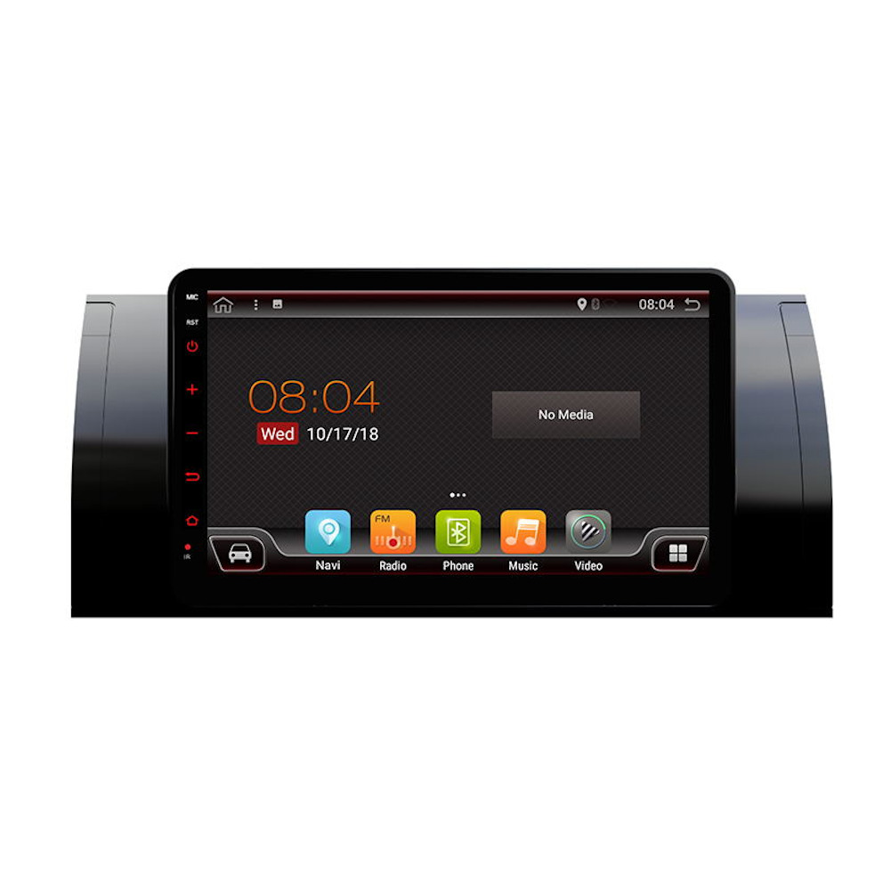 

YH-1X18 8.0 Inch 2 DIN 2+32G for Android 8.0 Car MP5 Player 4 Core Touch Screen bluetooth Radio GPS Carema For BMW 5(E39) 1995-2003 BMW X5(E53) 2000-2006