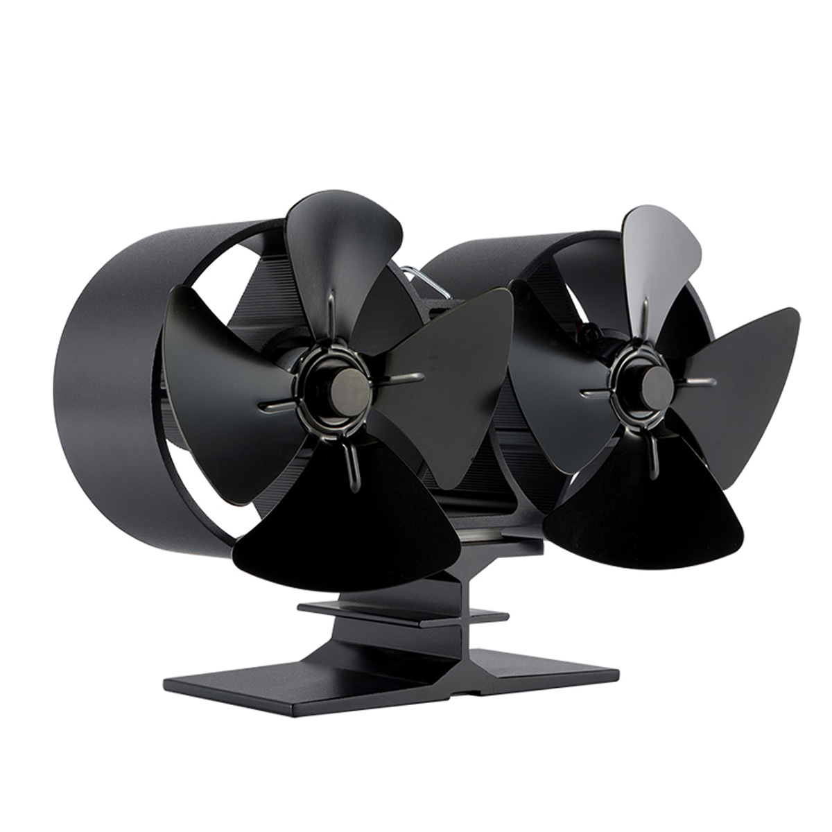 

IPRee® 8 Blades Dual Dngines Fireplace Fan Thermal Heat Power Stove Fan Wood Burner Fan Heat Power Fan