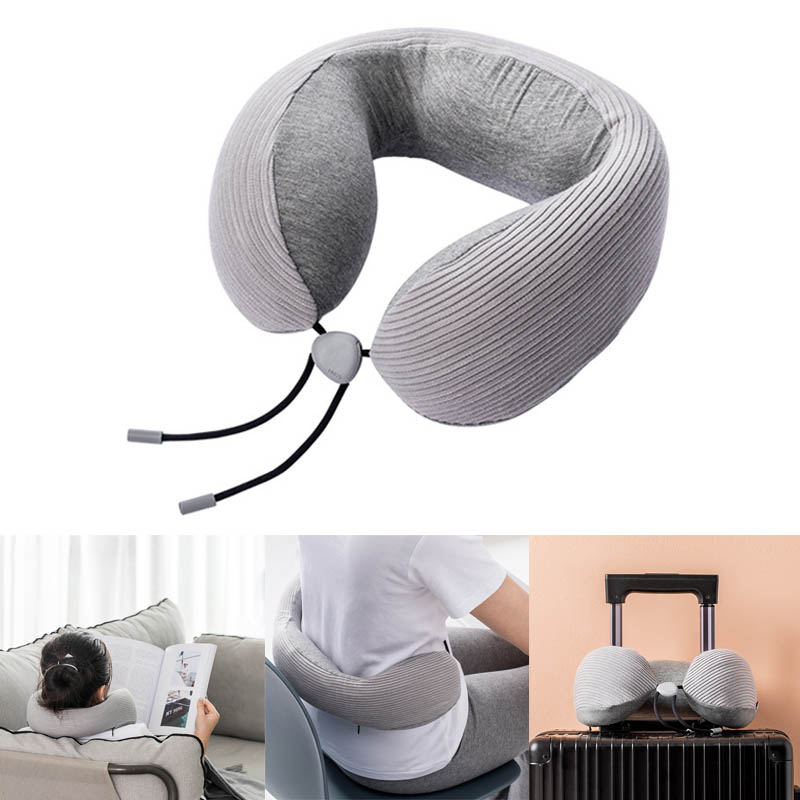 

Jordan&Judy U Shaped Pillow Folding Neck Support Travel Airplane Portable Sleep Headrest