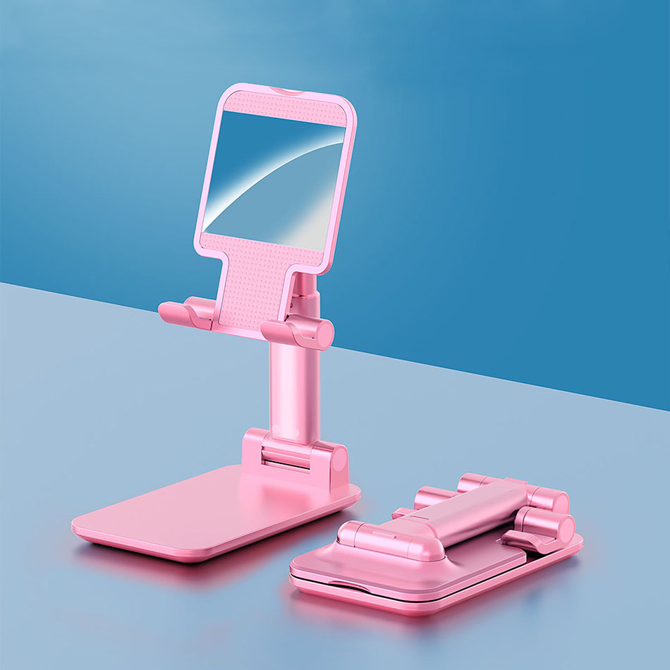 

Bakeey Foldable Aluminum Alloy Desktop Phone Holder Tablet Stand with Mirror for iPhone or Smart Phones 4.0-7.9 inch