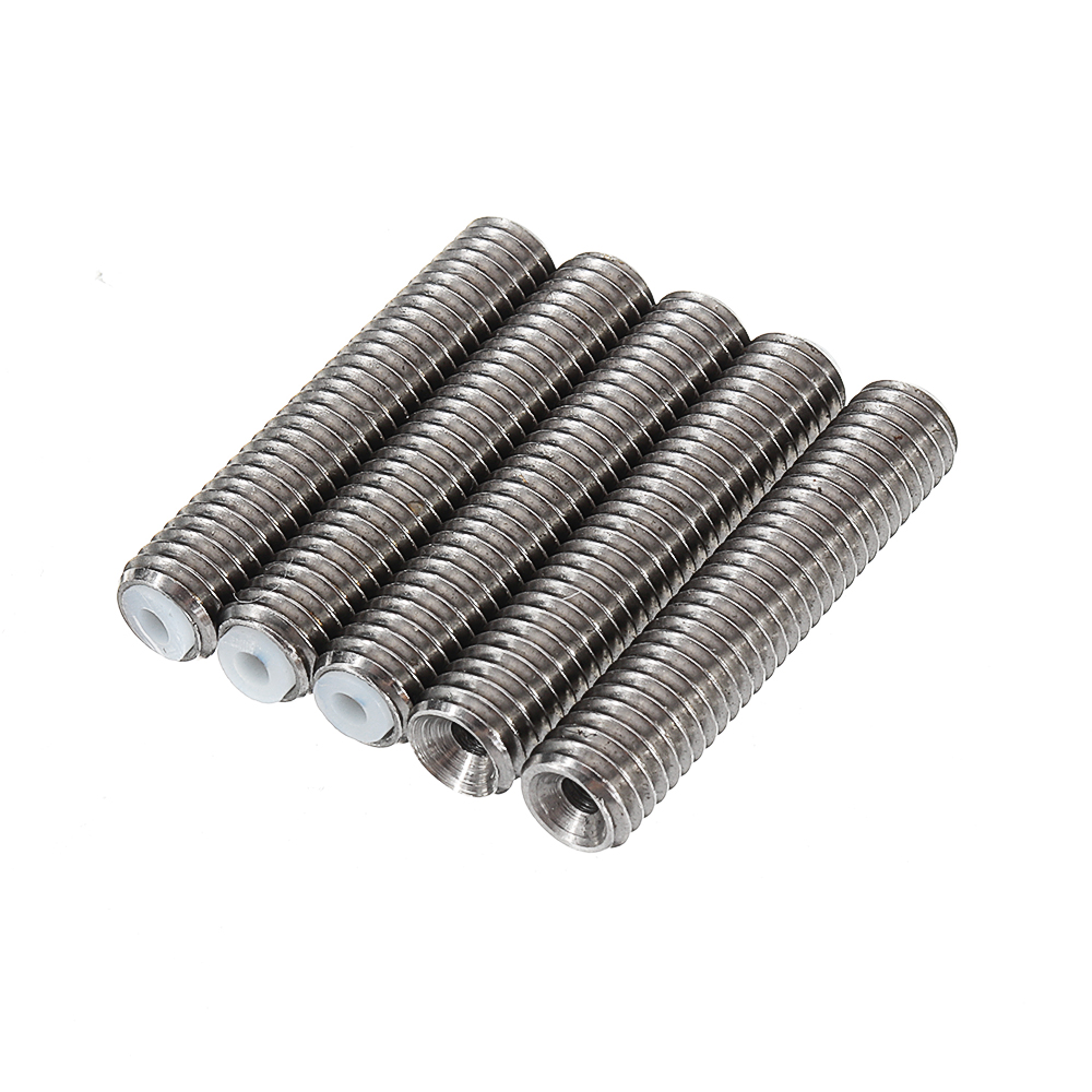 0.3&0.4&0.5mm Stainless Steel Nozzle + Aluminum Heating Block + M6-30mm Nozzle Throat + L-type Wrench Kit for 1.75mm Filament 4