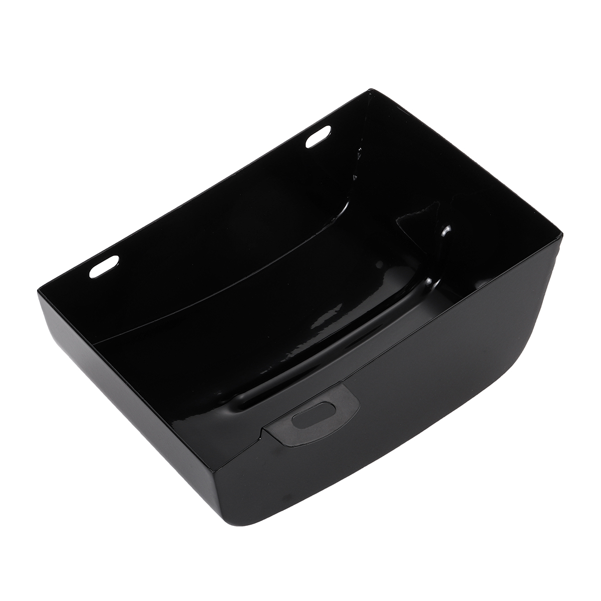 Motorcycle Battery Cover For Harley Dyna Fat Street Bob Super Glide 0617 Glossy Black