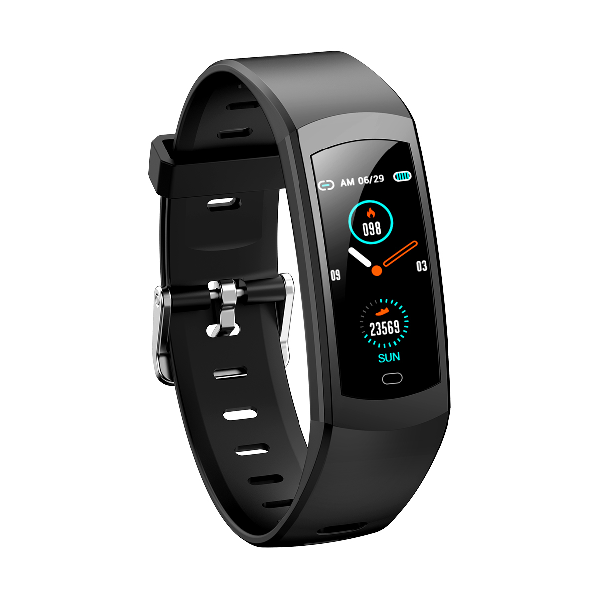 

Bakeey TS08 IPS Color Screen Wristband IP67 Waterproof Heart Rate Blood Pressure Monitor Weather Display Smart Watch