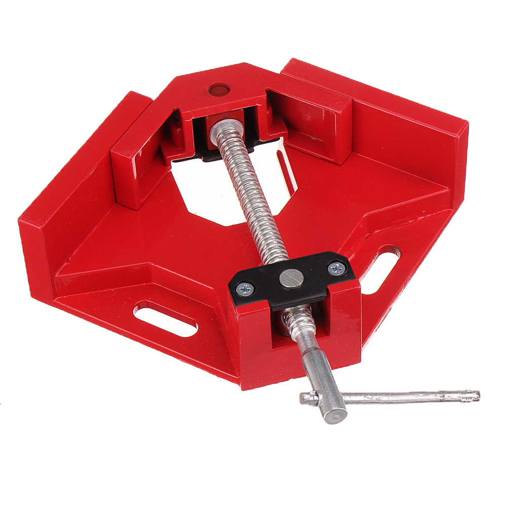 Drillpro 90 Degree Corner Right Angle Clamp T Handle Vice Grip Woodworking Quick Fixture Aluminum Alloy Tool Clamps 12