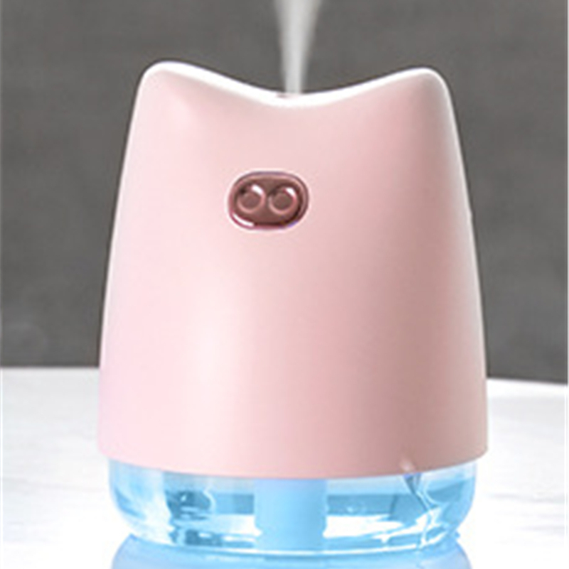 

270ml Mini Cute Pig Humidifier with LED Night Light Ultrasonic Air Freshner Humidificdor USB Charge for Car Home New Arrived