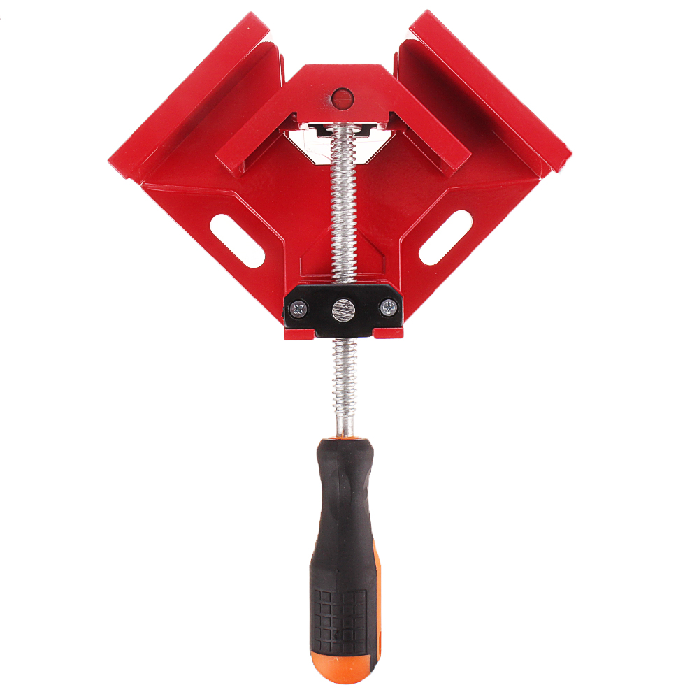 Drillpro 90 Degree Corner Right Angle Clamp Vice Grip Woodworking Quick Fixture Aluminum Alloy Tool Clamps Single Handle 6