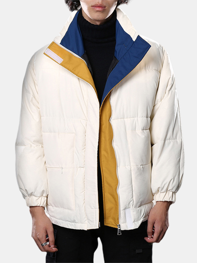 

Мужская японская зимняя новая хлебная одежда Тенденция толстые хлопковые куртки Пальто