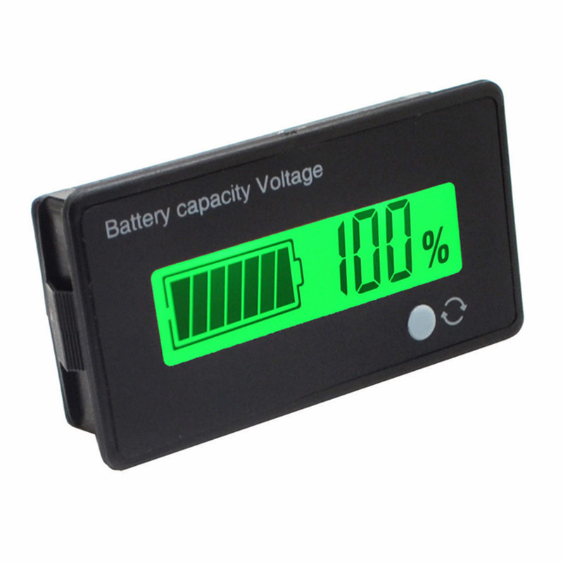 

12V8-70V LCD Acid Lead Lithium Battery Capacity Indicator Digital Voltmeter