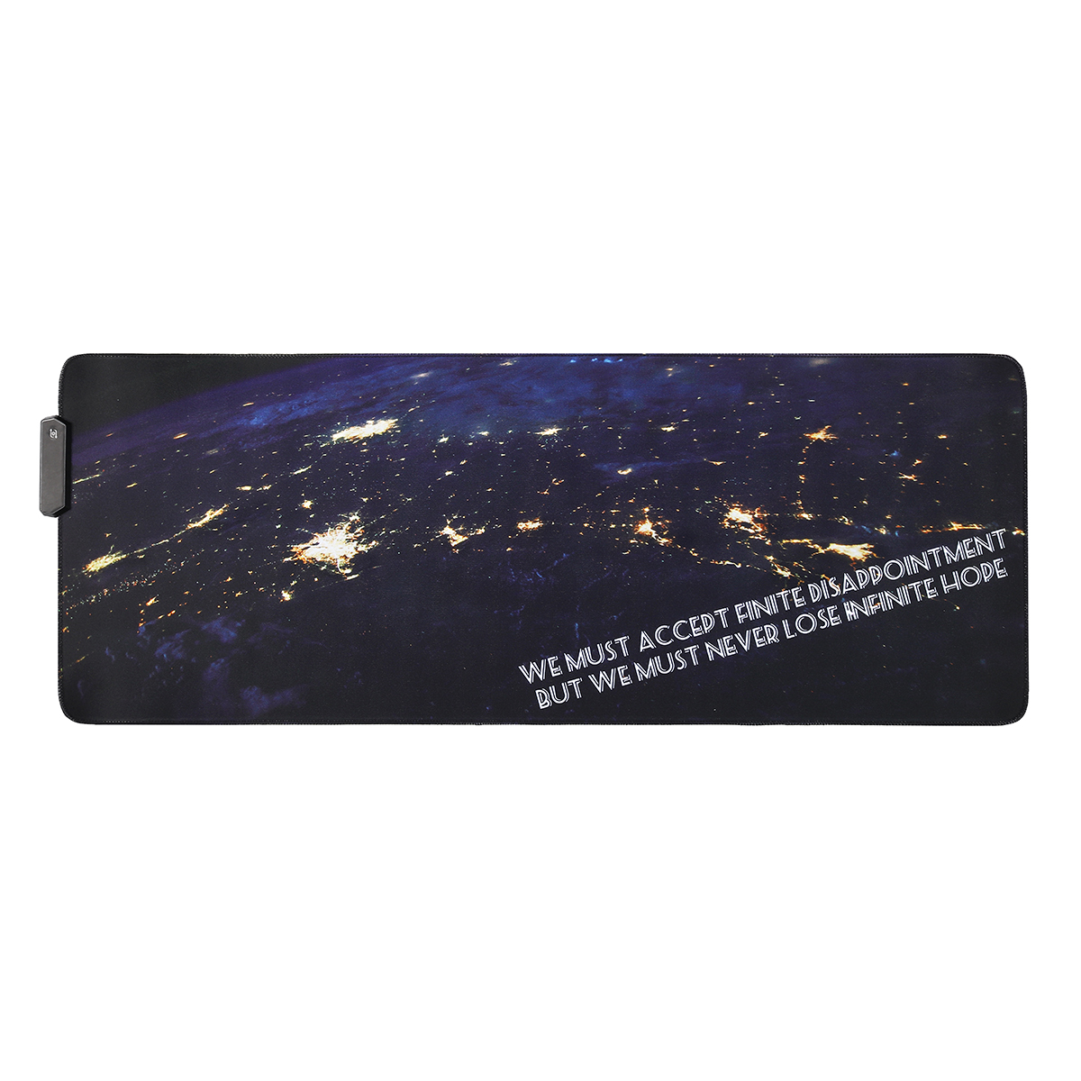 

The Space USB Wired RGB Colorful Backlit LED Mouse Pad Anti-Slip Gaming Mice Table Desk Mat