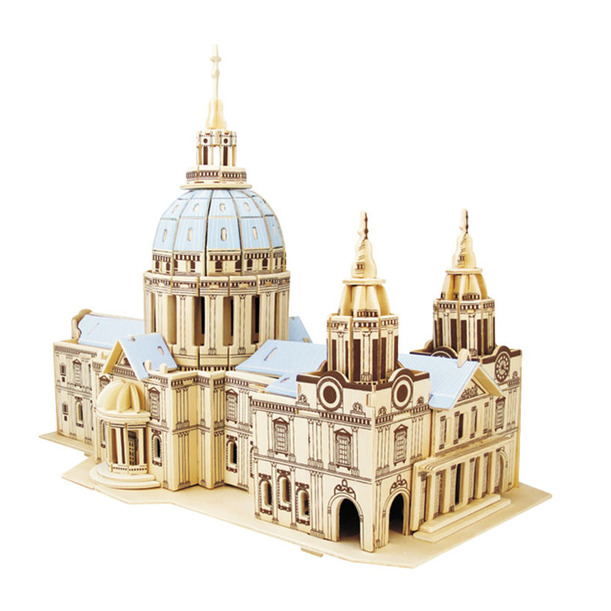 

3D Деревянный Собор Святого Павла Модель Развивающие Игрушки Головоломки Для Детей Для взрослых Хобби Подарок