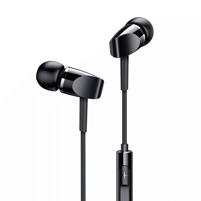 

Joyroom JR-E209 Universal Metal Bass Earphone 3.5mm Wired Headphones with Mic for PC Phones