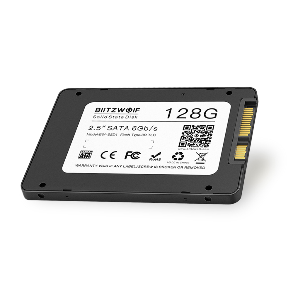 

BlitzWolf® BW-SSD1 128GB 2.5 Inch SATA3 6Gbps Solid State Disk TLC Chip Internal Hard Drive SSD for SATA PCs and Laptops